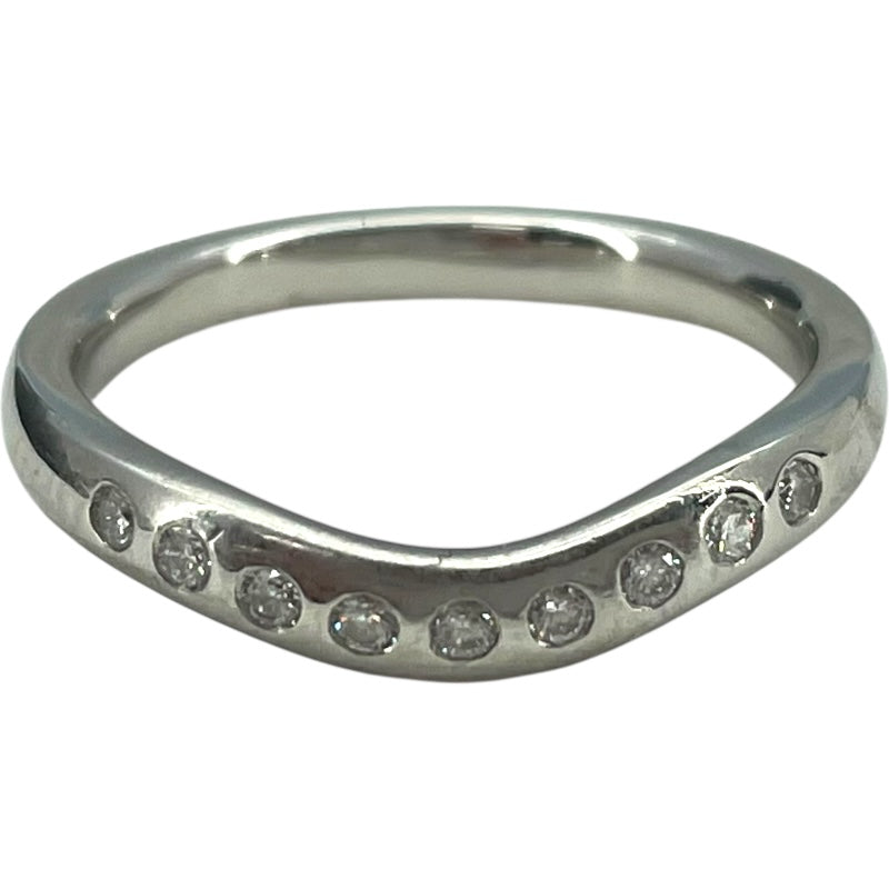 ティファニー TIFFANY＆CO ワイドカーブドリング プラチナ Pt950 ジュエリー