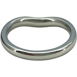 ティファニー TIFFANY＆CO ワイドカーブドリング プラチナ Pt950 ジュエリー
