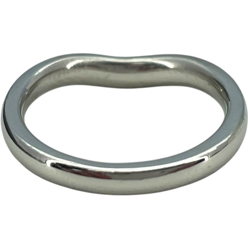 ティファニー TIFFANY＆CO ワイドカーブドリング プラチナ Pt950 ジュエリー