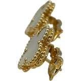 ヴァンクリーフ＆アーペル Van Cleef & Arpels ヴィンテージアルハンブラピアス MOP ピンクゴールド Au750 ジュエリー