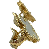 ヴァンクリーフ＆アーペル Van Cleef & Arpels ヴィンテージアルハンブラピアス MOP ピンクゴールド Au750 ジュエリー