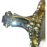 ヴァンクリーフ＆アーペル Van Cleef & Arpels ヴィンテージアルハンブラピアス MOP ピンクゴールド Au750 ジュエリー