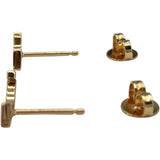 ティファニー TIFFANY＆CO Tスマイルピアス ピンクゴールド Au750 ジュエリー