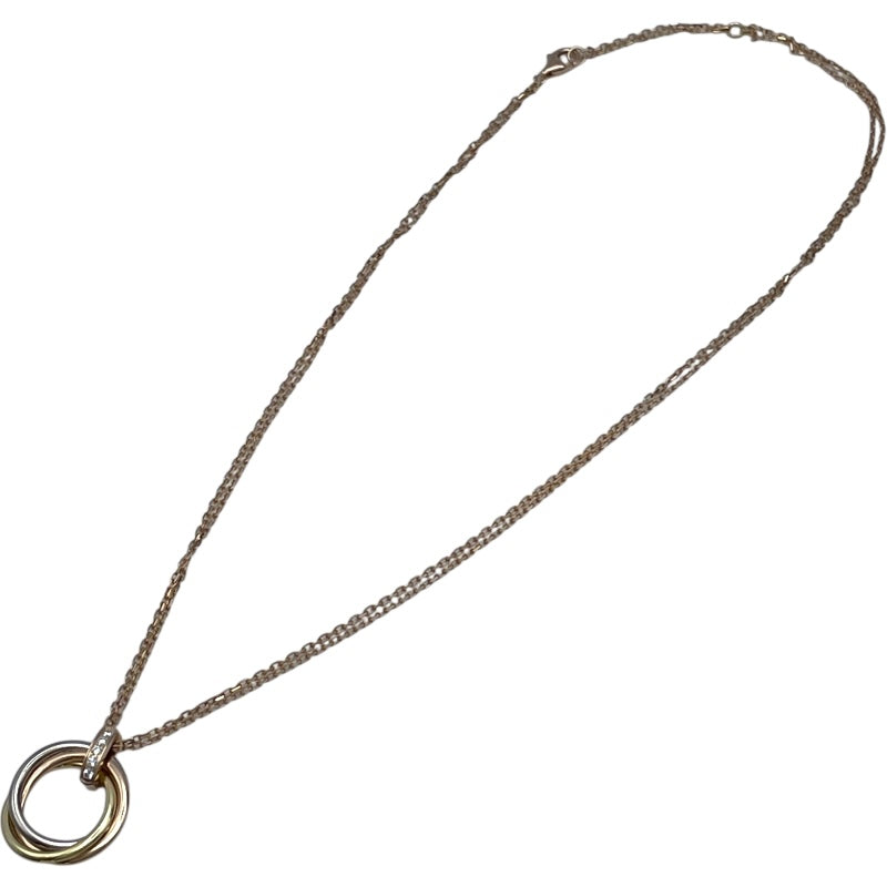 カルティエ Cartier トリニティダイヤネックレス ゴールド ピンクゴールド ホワイトゴールド Au750/ダイヤモンド ジュエリー