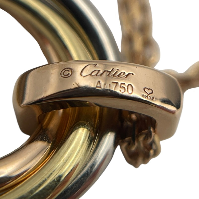 カルティエ Cartier トリニティダイヤネックレス ゴールド ピンクゴールド ホワイトゴールド Au750/ダイヤモンド ジュエリー
