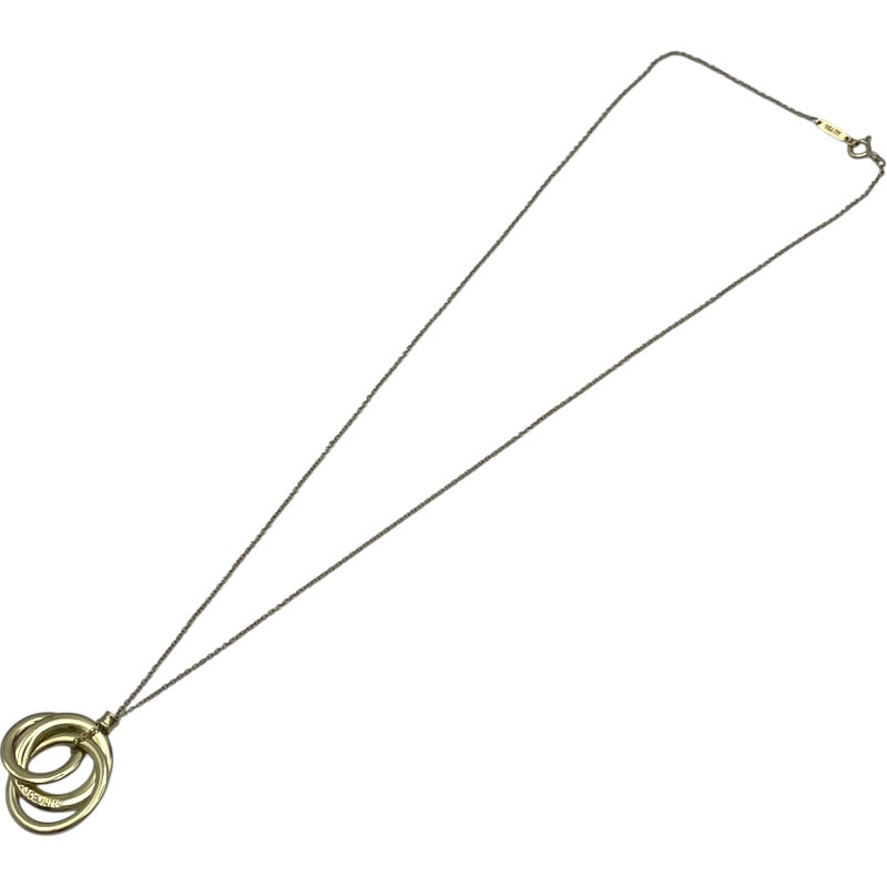 ティファニー TIFFANY＆CO トリプルサークルネックレス ゴールド Au750 ジュエリー