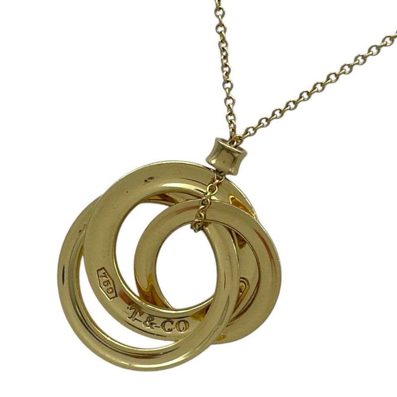 ティファニー TIFFANY＆CO トリプルサークルネックレス ゴールド Au750 ジュエリー