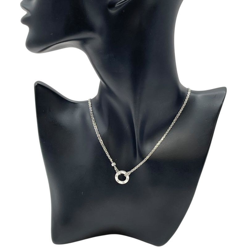 カルティエ Cartier ラブサークル2Pダイヤネックレス ホワイトゴールド 750/ダイヤモンド ジュエリー