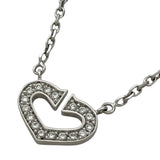 カルティエ Cartier Cハートダイヤネックレス ホワイトゴールド 750/ダイヤモンド ジュエリー