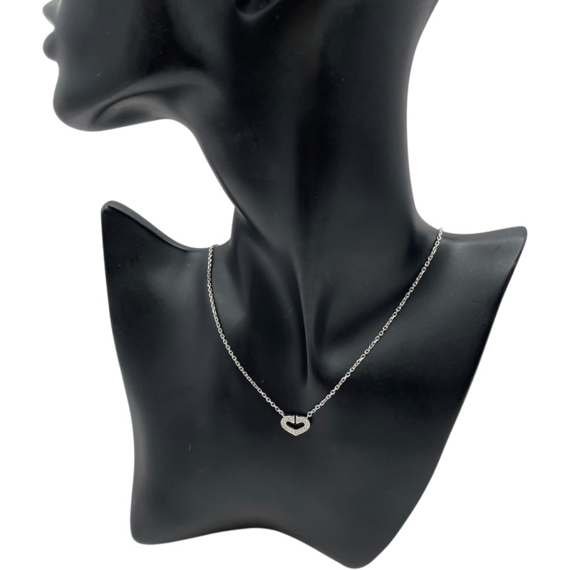 カルティエ Cartier Cハートダイヤネックレス ホワイトゴールド 750/ダイヤモンド ジュエリー