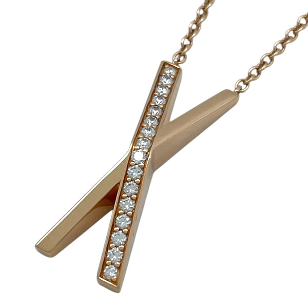 ティファニー TIFFANY＆CO アトラスXネックレス ピンクゴールド Au750/ダイヤモンド ダイヤモンド　 ジュエリー