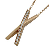 ティファニー TIFFANY＆CO アトラスXネックレス ピンクゴールド Au750/ダイヤモンド ダイヤモンド　 ジュエリー