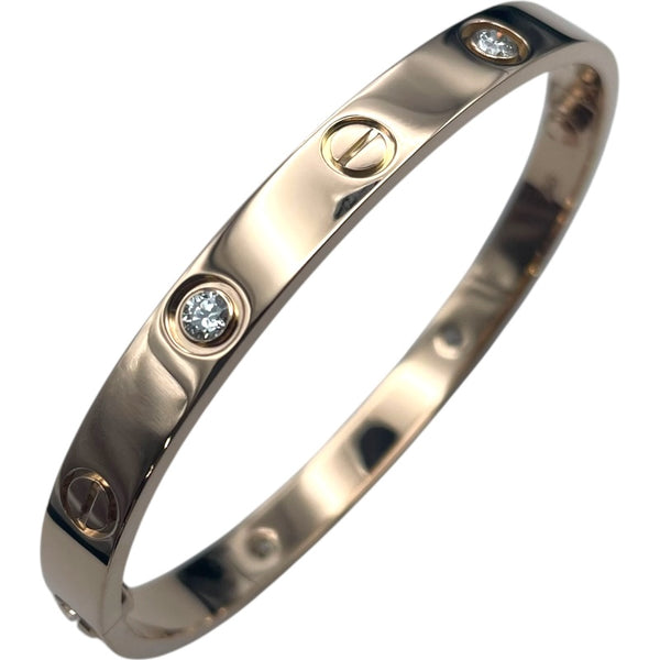 カルティエ Cartier ラブブレス ピンクゴールド 750PG ダイヤモンド ジュエリー