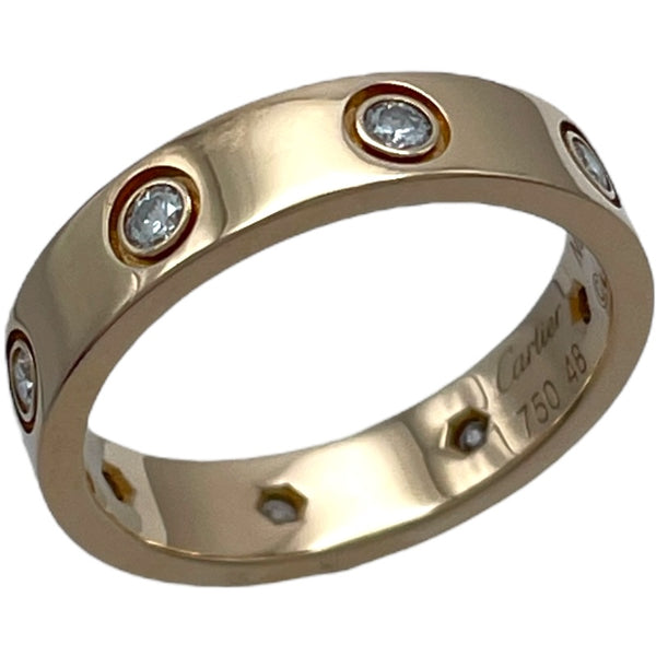 カルティエ Cartier ミニラブリング8PD ピンクゴールド 750/ダイヤモンド ジュエリー