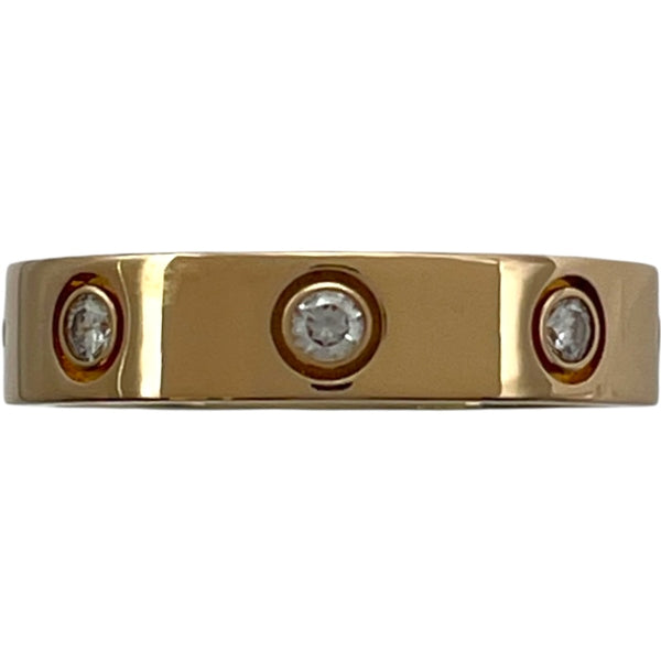 カルティエ Cartier ミニラブリング8PD ピンクゴールド 750/ダイヤモンド ジュエリー