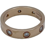 カルティエ Cartier ミニラブリング8PD ピンクゴールド 750/ダイヤモンド ジュエリー