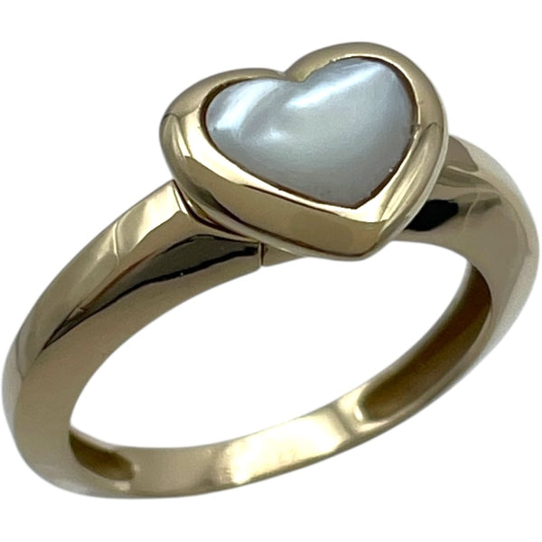 ヴァンクリーフ＆アーペル Van Cleef & Arpels ハートシェルリング ゴールド 750/シェル ジュエリー