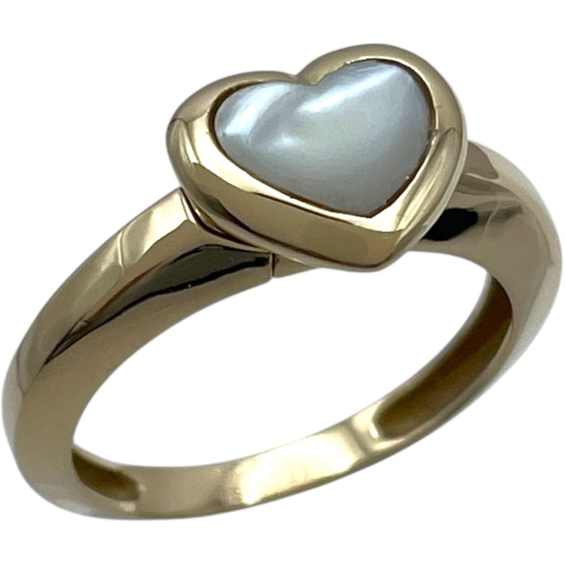 ヴァンクリーフ＆アーペル Van Cleef & Arpels ハートシェルリング ゴールド 750/シェル ジュエリー