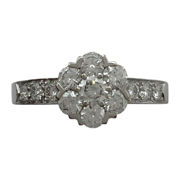 ヴァンクリーフ＆アーペル Van Cleef & Arpels フルーレットリング ホワイトゴールド 750/ダイヤモンド ジュエリー