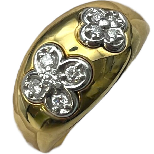 タサキ TASAKI リング イエローゴールド/プラチナ K18YG/Pt900 ジュエリー