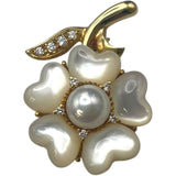 タサキ TASAKI ブローチ イエローゴールド K18YG ジュエリー