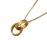 カルティエ Cartier ベビーラブネックレス ピンクゴールド Au750 ジュエリー