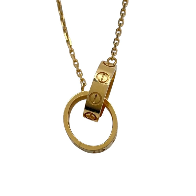 カルティエ Cartier ベビーラブネックレス ピンクゴールド Au750 ジュエリー