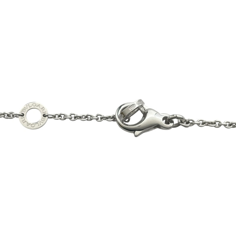 ブルガリ BVLGARI ブルガリブルガリ1Pダイヤサークルネックレス ホワイトゴールド 750 ジュエリー
