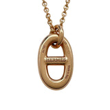 エルメス HERMES ファランドールネックレスPM ピンクゴールド Au750 ジュエリー