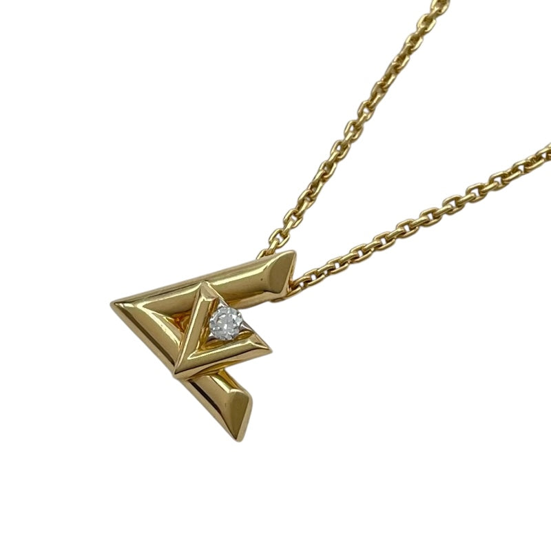 ルイ・ヴィトン LOUIS VUITTON パンダンティフ ヴォルトワン ネックレスPM ゴールド Au750 ジュエリー