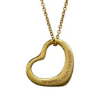 ティファニー TIFFANY＆CO オープンハートネックレス ゴールド 750 ジュエリー