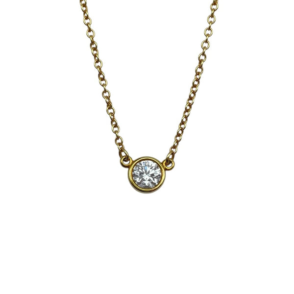 ティファニー TIFFANY＆CO バイザヤードネックレス ゴールド 750 ジュエリー