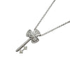 タサキ TASAKI キーネックレス ホワイトゴールド K18WG ジュエリー