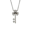 タサキ TASAKI キーネックレス ホワイトゴールド K18WG ジュエリー