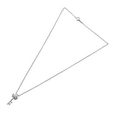 タサキ TASAKI キーネックレス ホワイトゴールド K18WG ジュエリー