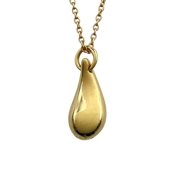 ティファニー TIFFANY＆CO ティアドロップネックレス ゴールド 750 ジュエリー