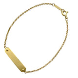 ティファニー TIFFANY＆CO タグチェーンブレス ゴールド Au750 ジュエリー