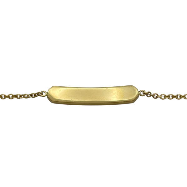 ティファニー TIFFANY＆CO タグチェーンブレス ゴールド Au750 ジュエリー
