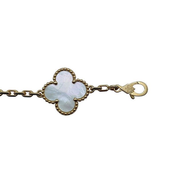 ヴァンクリーフ＆アーペル Van Cleef & Arpels ヴィンテージアルハンブラブレス5モチーフ ピンクゴールド Au750 ジュエリー