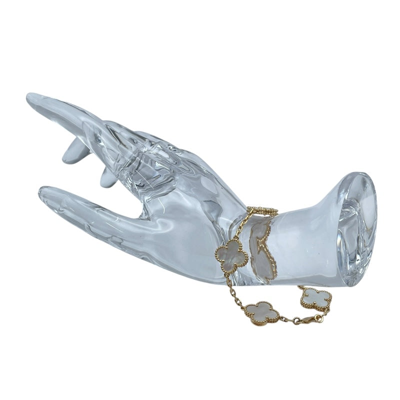 ヴァンクリーフ＆アーペル Van Cleef & Arpels ヴィンテージアルハンブラブレス5モチーフ ピンクゴールド Au750 ジュエリー