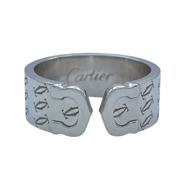カルティエ Cartier C2クリスマスリング ホワイトゴールド 750 ジュエリー