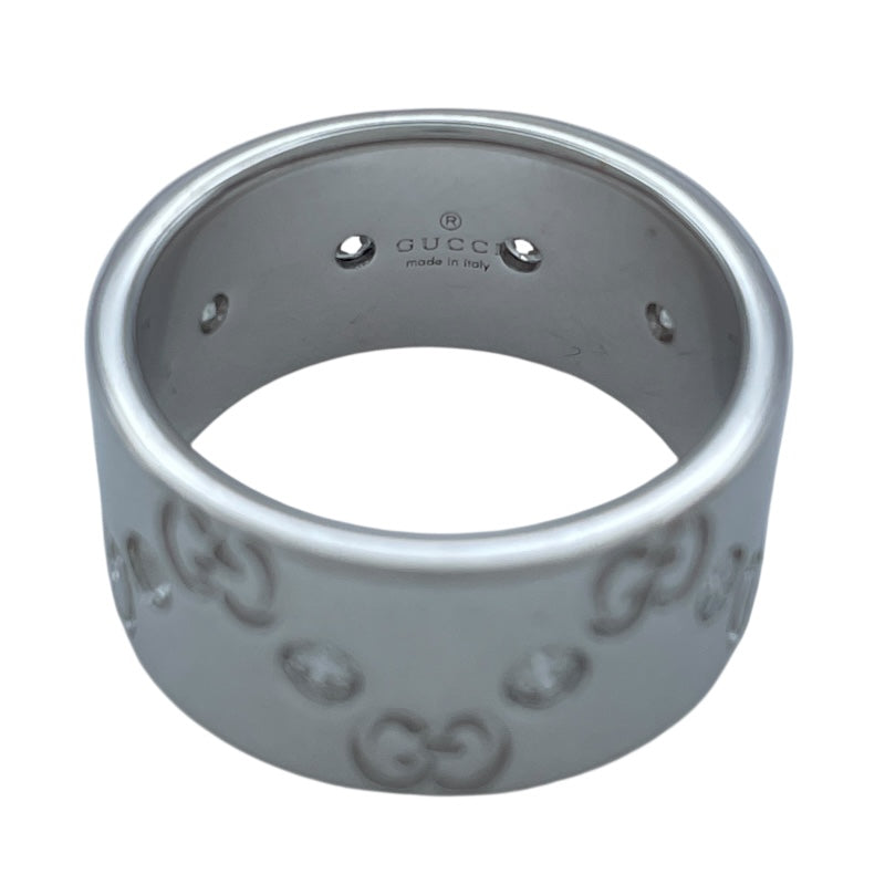 グッチ GUCCI アイコンリング ホワイトゴールド 750 ジュエリー