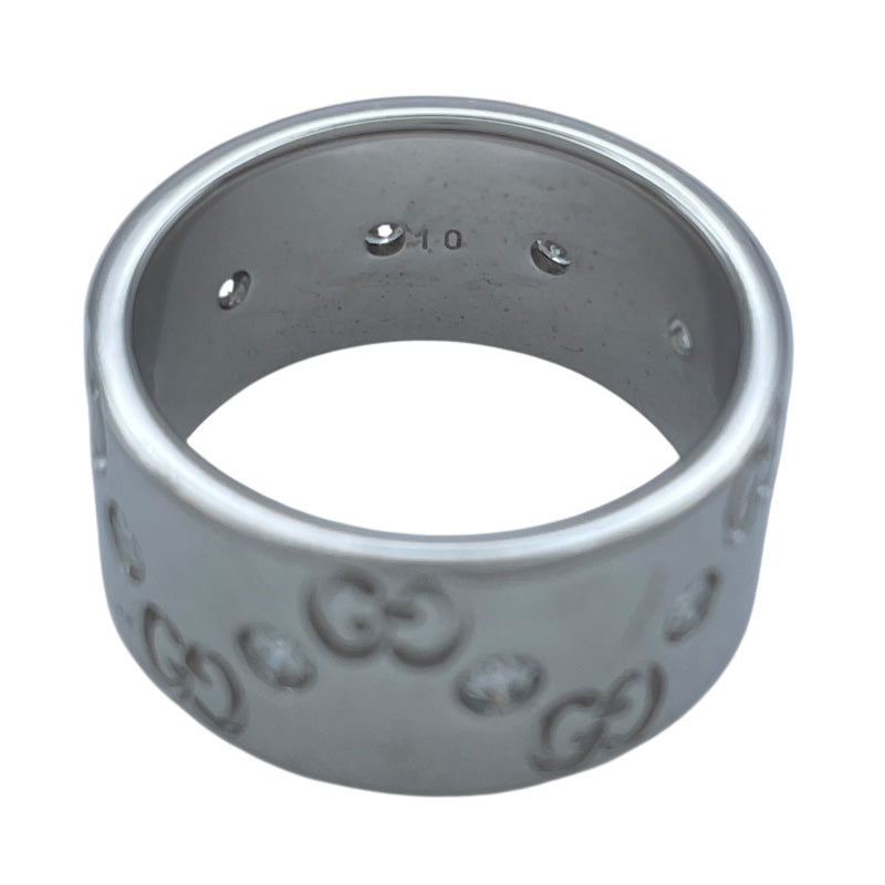 グッチ GUCCI アイコンリング ホワイトゴールド 750 ジュエリー