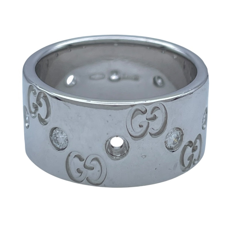 グッチ GUCCI アイコンリング ホワイトゴールド 750 ジュエリー