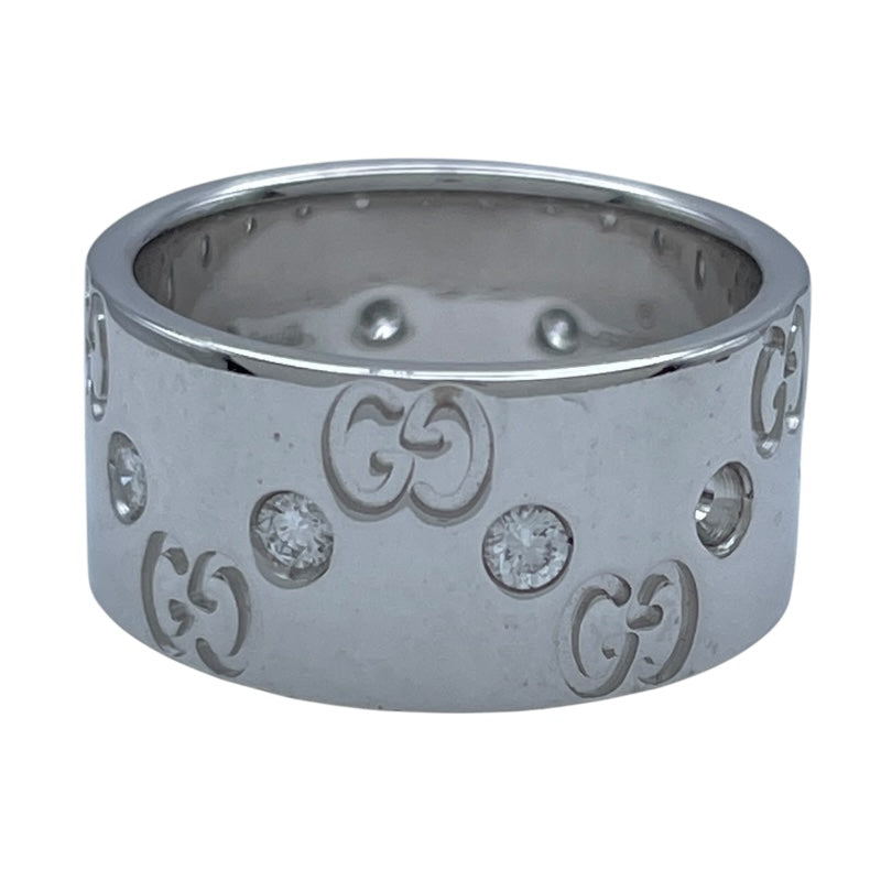 グッチ GUCCI アイコンリング ホワイトゴールド 750 ジュエリー