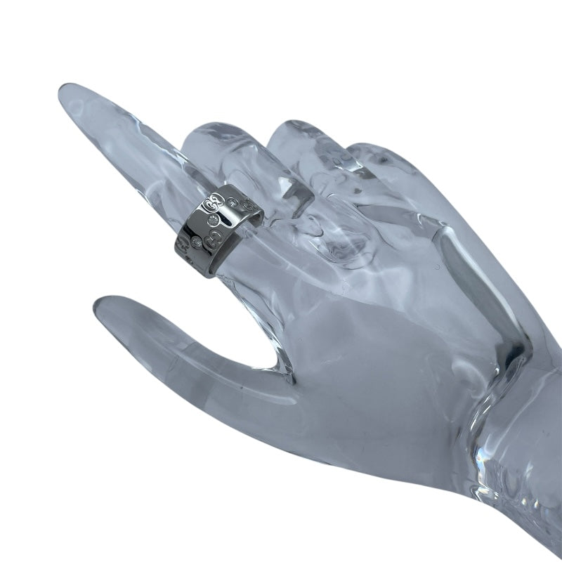 グッチ GUCCI アイコンリング ホワイトゴールド 750 ジュエリー