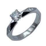 ブシュロン BOUCHERON ファセットソリテールダイヤリング プラチナ Pt950 ジュエリー