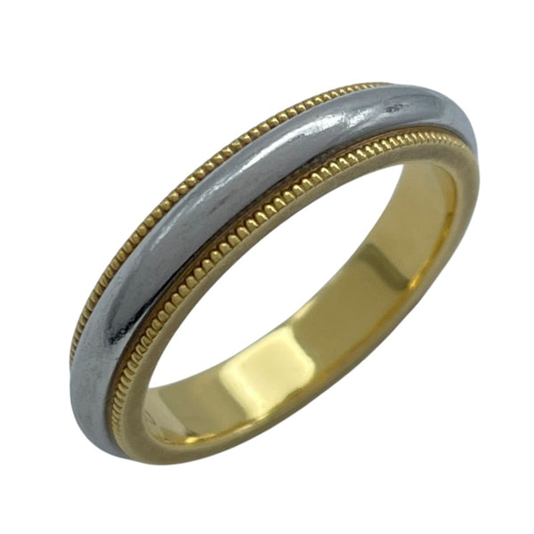 Tiffany & Co. ミルグレイン プラチナリング 950刻印付き Tiffany & Co. ミルグレイン プラチナリング 950刻印付き