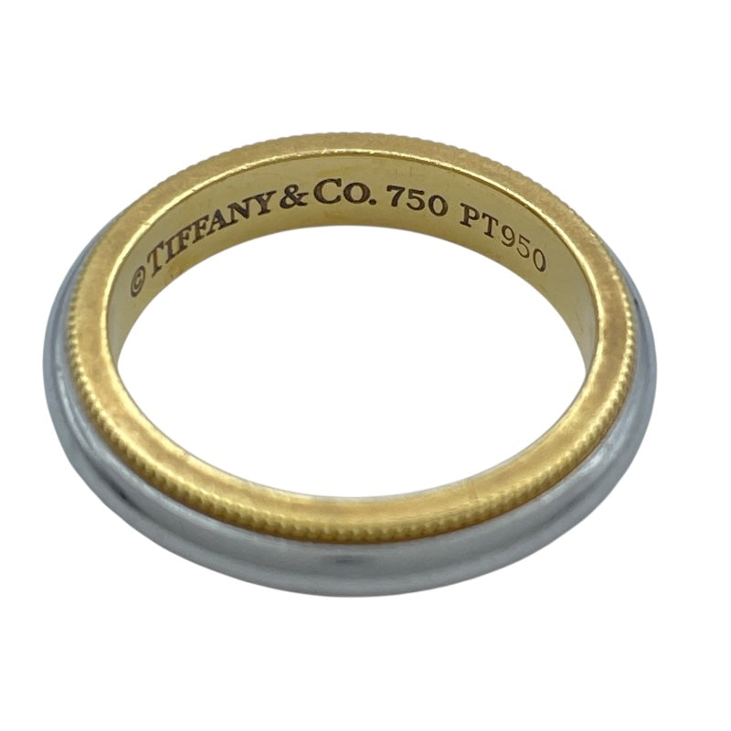 Tiffany & Coミルグレインプラチナリング　付属品付き TIFFANY&Co.（ティファニー） ミルグレイン ダイヤモンド リング 指輪