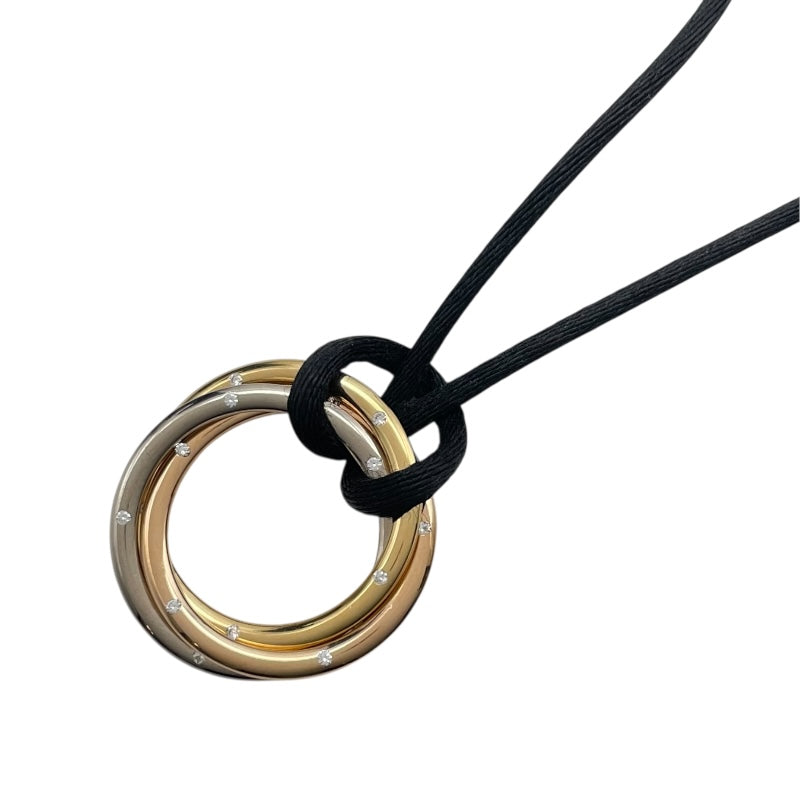 カルティエ Cartier トリニティネックレス ゴールドxピンクゴールドxホワイトゴールド 750 ジュエリー